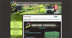 Desktop Screenshot of odvoz-odpadu.cz