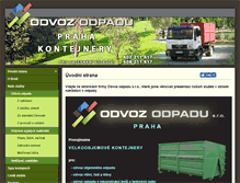 Tablet Screenshot of odvoz-odpadu.cz